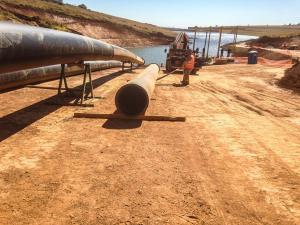 Obra de Balsa para Bomba Booster